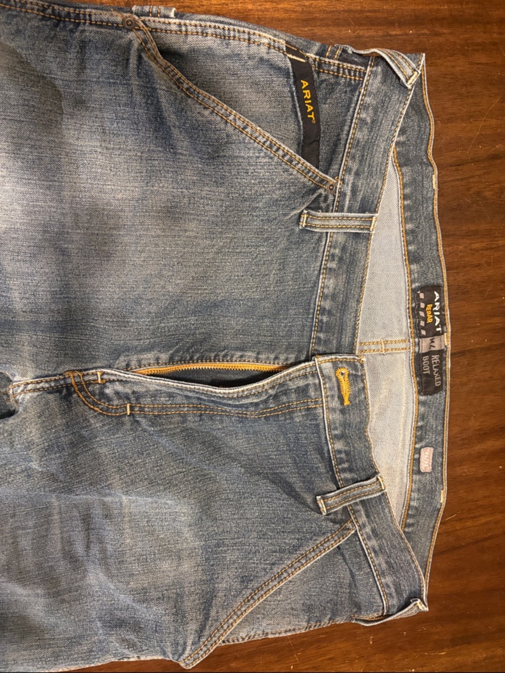 Ariat Men's Light-Medium Blue Bootcut Jeans